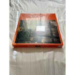 New 1995 F.X. Schmid 500 Piece Puzzle "Secret Garden" Applejack Rare, OOP, HTF